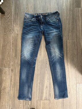 Rock Revival Dark Blue Skinny Jeans